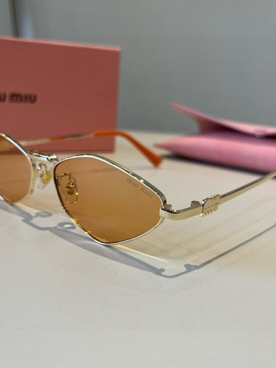 Miu Miu Small Metal-Frame Sunglasses main image 4
